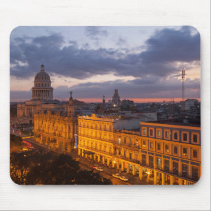 Cityscape at sunset, Havana, Cuba Mouse Pad