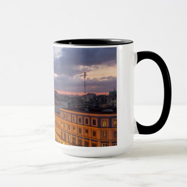 Cityscape at sunset, Havana, Cuba Mug (Right)