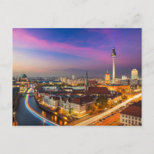 Cityscape Berlin, Germany Postcard
