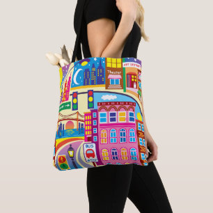 Cityscape Colours Tote Bag