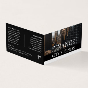 Cityscape, Company Logo/Photo, Business & Finance Card
