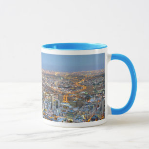 Cityscape From Summit Of Signal Hill At Dusk Mug