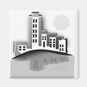 Cityscape Magnet