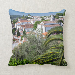Cityscape of Aveiro, Portugal Cushion