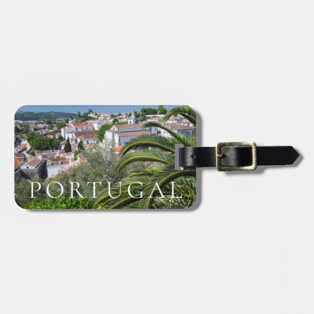 Cityscape of Aveiro, Portugal Luggage Tag (Front Horizontal)