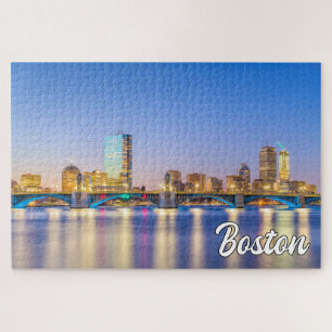 Cityscape Of Boston, Massachusetts, United States Jigsaw Puzzle