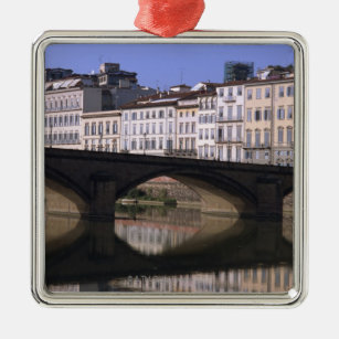 Cityscape of Florence Metal Tree Decoration