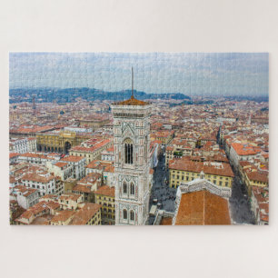 Cityscape of Florence with tower bell, Italy Jigsaw Puzzle
