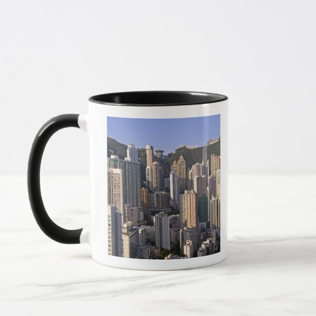 Cityscape of Hong Kong, China Mug (Left)