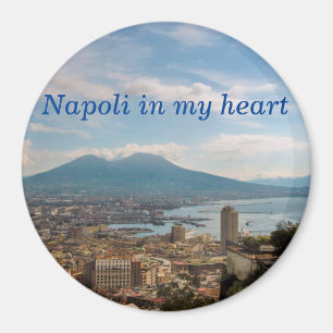 cityscape of Naples Magnet