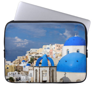 Cityscape of Santorini, Greece Laptop Sleeve