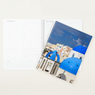 Cityscape of Santorini, Greece Planner
