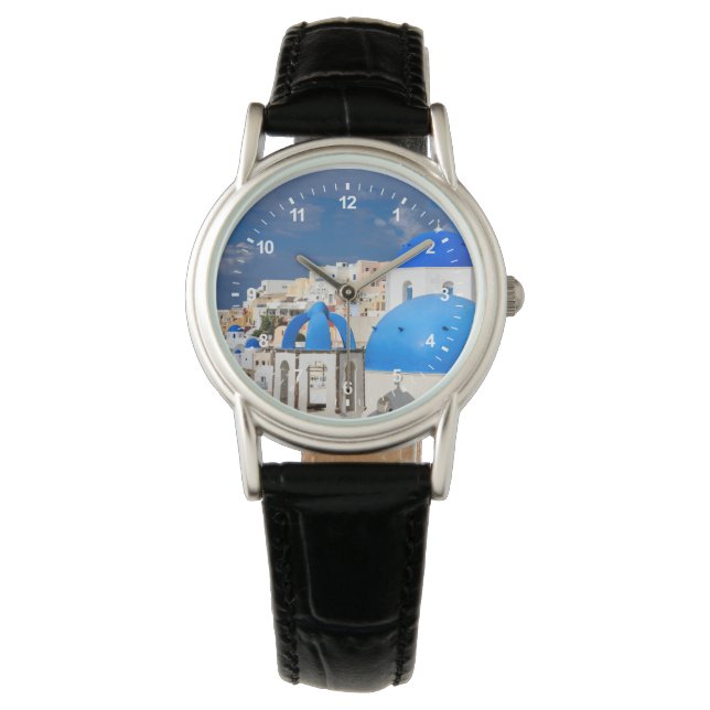 Cityscape of Santorini, Greece Watch (Front)
