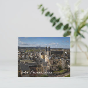 Cityscape of Sedan, Ardennes, France Postcard