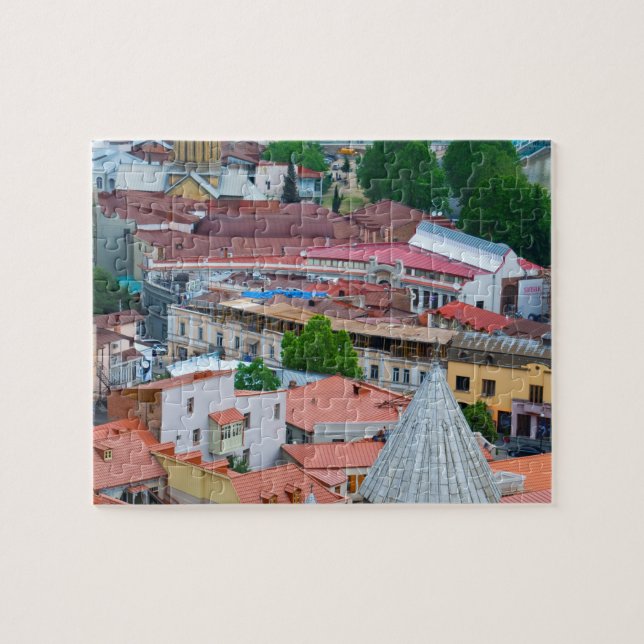 Cityscape of Tbilisi Jigsaw Puzzle (Horizontal)
