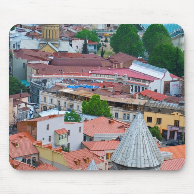 Cityscape of Tbilisi Mouse Pad (Front)