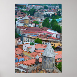Cityscape of Tbilisi Poster
