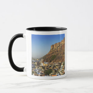 Cityscape of the Blue City with Meherangarh, the Mug