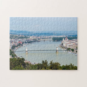 Cityscape of the Danube in Budapest - Hungary Jigsaw Puzzle