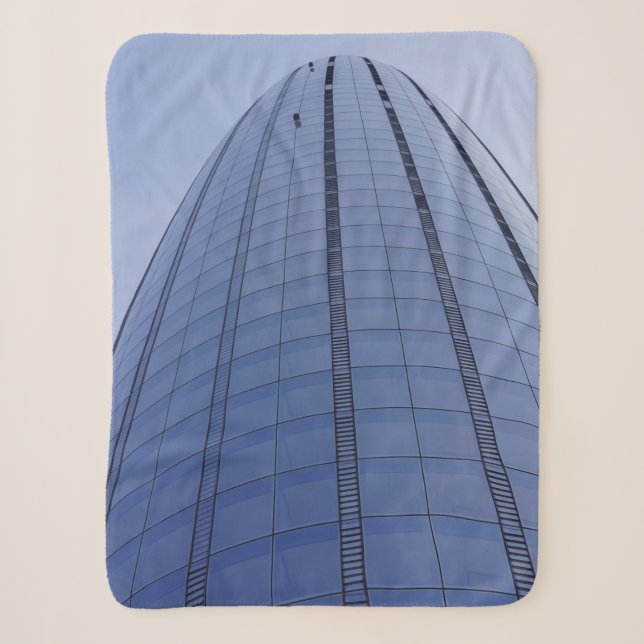 Cityscape Sherpa Blanket (Front)