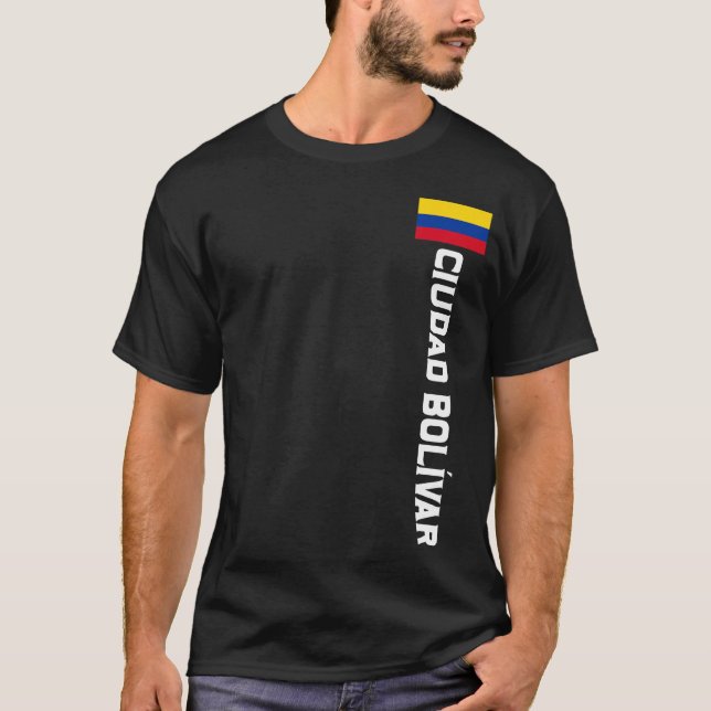 Ciudad Bolívar Colombia For Colombian Men Women Ki T-Shirt (Front)