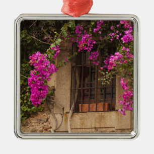 Ciudad Monumental, flower-covered buildings Metal Tree Decoration