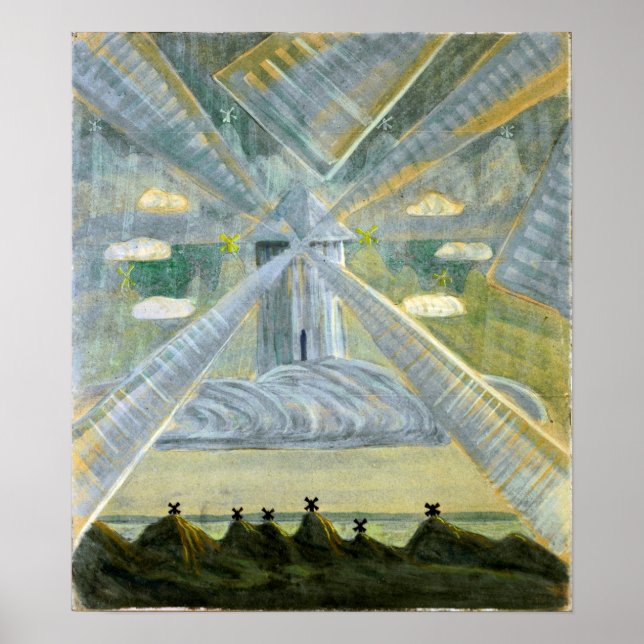 Ciurlionis - Andante Sonata II Druskininkai 1907 Poster (Front)