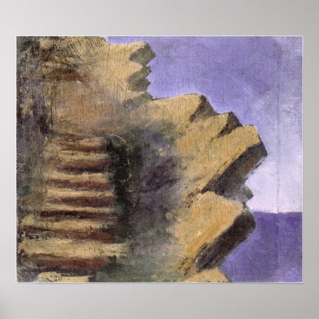 Ciurlionis - Cliff At The Seaside 1905 Poster (Front)