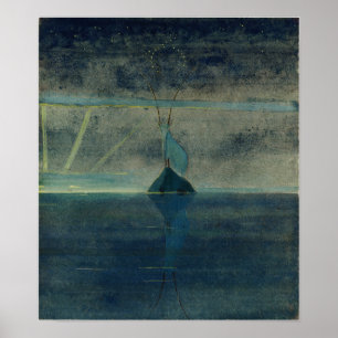 Ciurlionis - Sun Is Passing Capricorn 1906 Poster