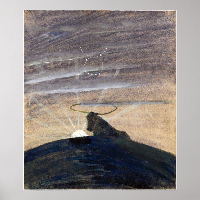 Ciurlionis - Sun Is Passing Taurus 1906 Poster (Front)