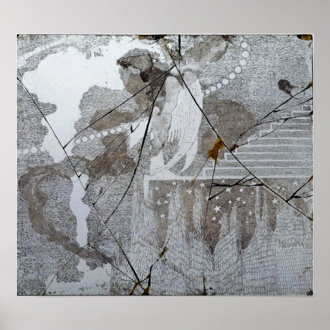 Ciurlionis - The Offering Glass Matrix 1908 Poster (Front)