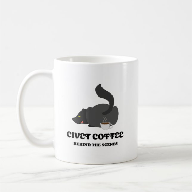 Civet Coffee Behind The Scenes Mug (Left)