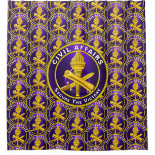 Civil Affairs Shower Curtain