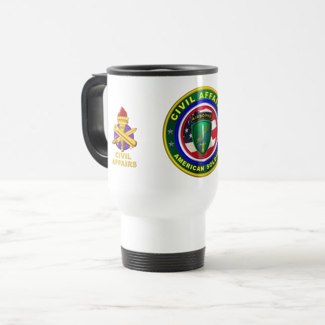  Civil Affairs Soldier  Travel Mug (Front Left)