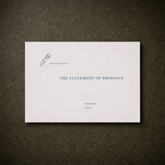 Civil Ceremony Non Traditional Wedding Witness  Business Card