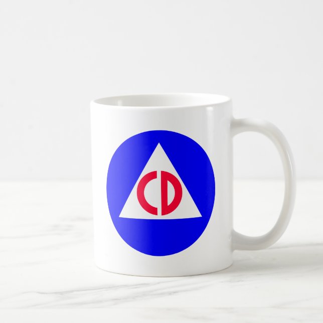 Civil Defence Coffee Mug (Right)