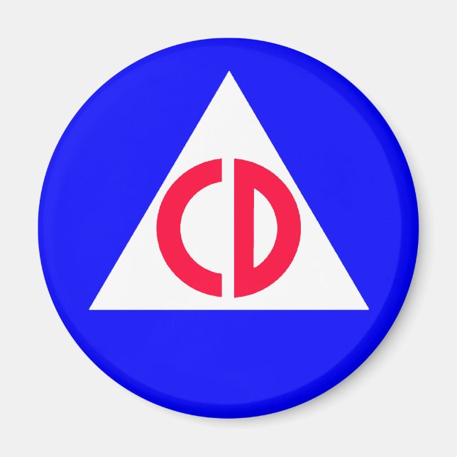 Civil Defence Magnet (Front)