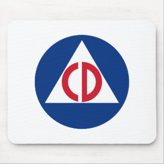 civil defence Mousepad
