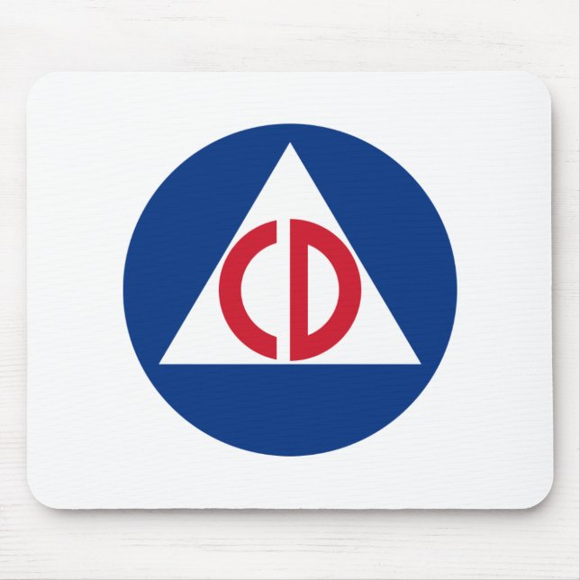 civil defence Mousepad (Front)