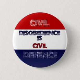 Civil Disobedience Button