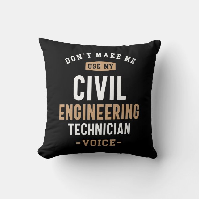 Civil Eng Tech Voice Cushion (Front)