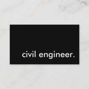 civil engineer. business card