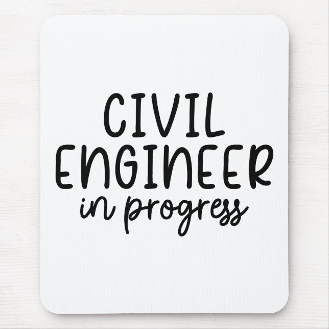 civil engineer Costume Civil Engineer in progress  Mouse Pad (Front)