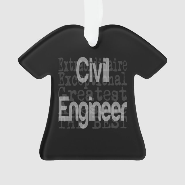 Civil Engineer Extraordinaire Ornament (Front)