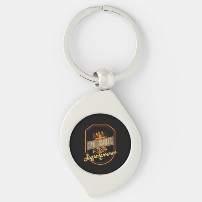 Civil Engineer Key Ring (Front)