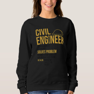 Civil Engineer Noun Definition Technical Draftsman Sweatshirt