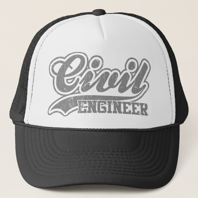 Civil Engineer Trucker Hat (Front)