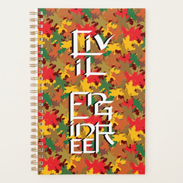 Civil Engineer White Character Planner (Front)