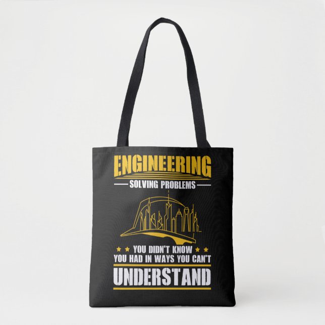 Civil Engineering Building Engineer Architect Tote Bag (Front)