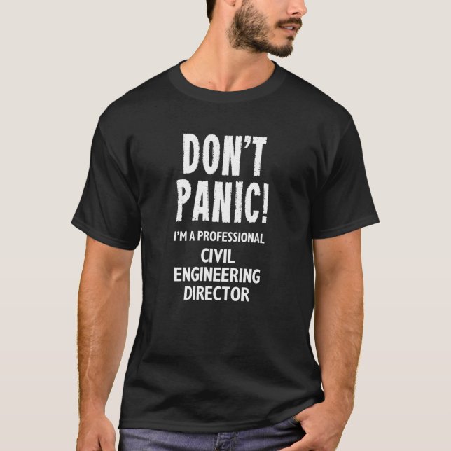 Civil Engineering Director T-Shirt (Front)